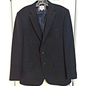 Ben Sherman Men's Large Navy Classic Fit Blazer Sport Coat Interior Pocket